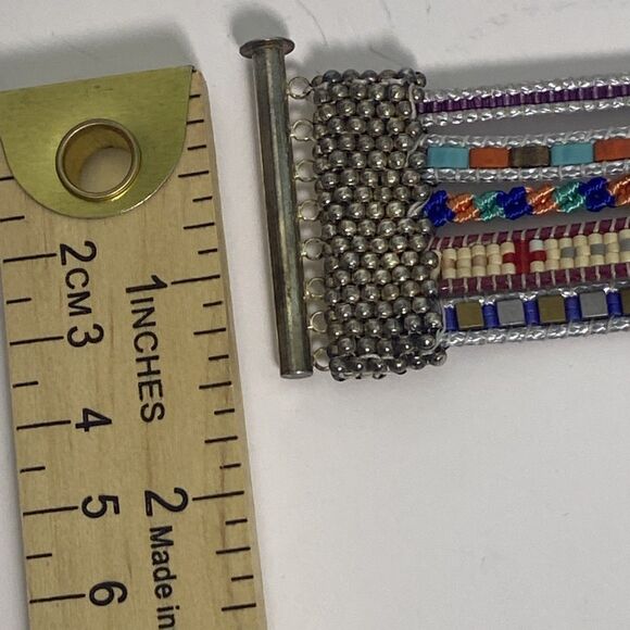 Noonday Collection Bracelet Hippy Boho Multicolor Beading Handcrafted Guatemala - Picture 15 of 15